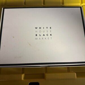 White House Black Market Grace Suede Snake Embossed Open Toe Pumps Size 8.5